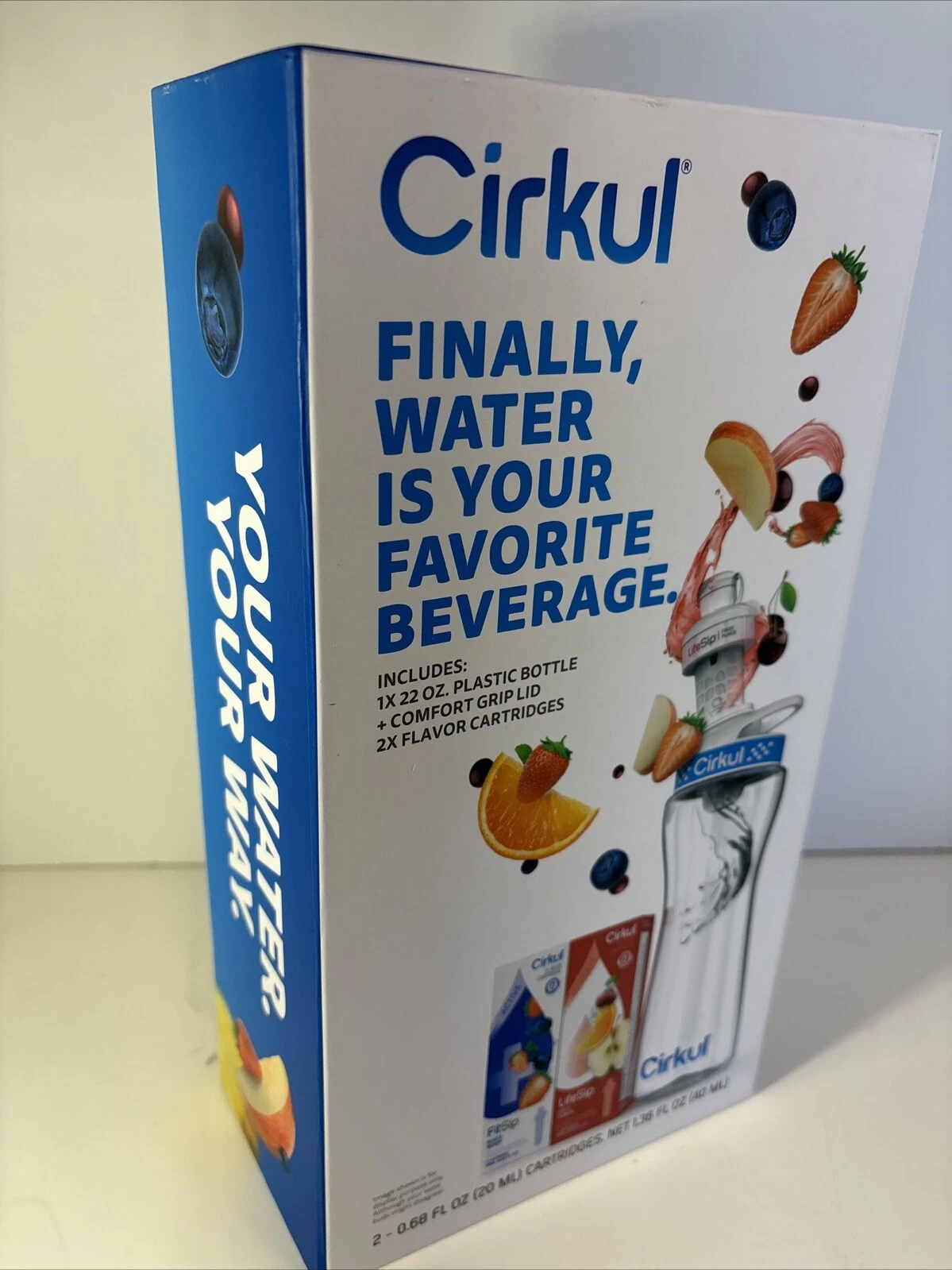 Бутылка Cirkul Starter Kit бутылка 650 мл с 2 вкусами (40947) - фото 5 Бутылка Cirkul Starter Kit бутылка 650 мл с 2 вкусами (40947) - фото 5