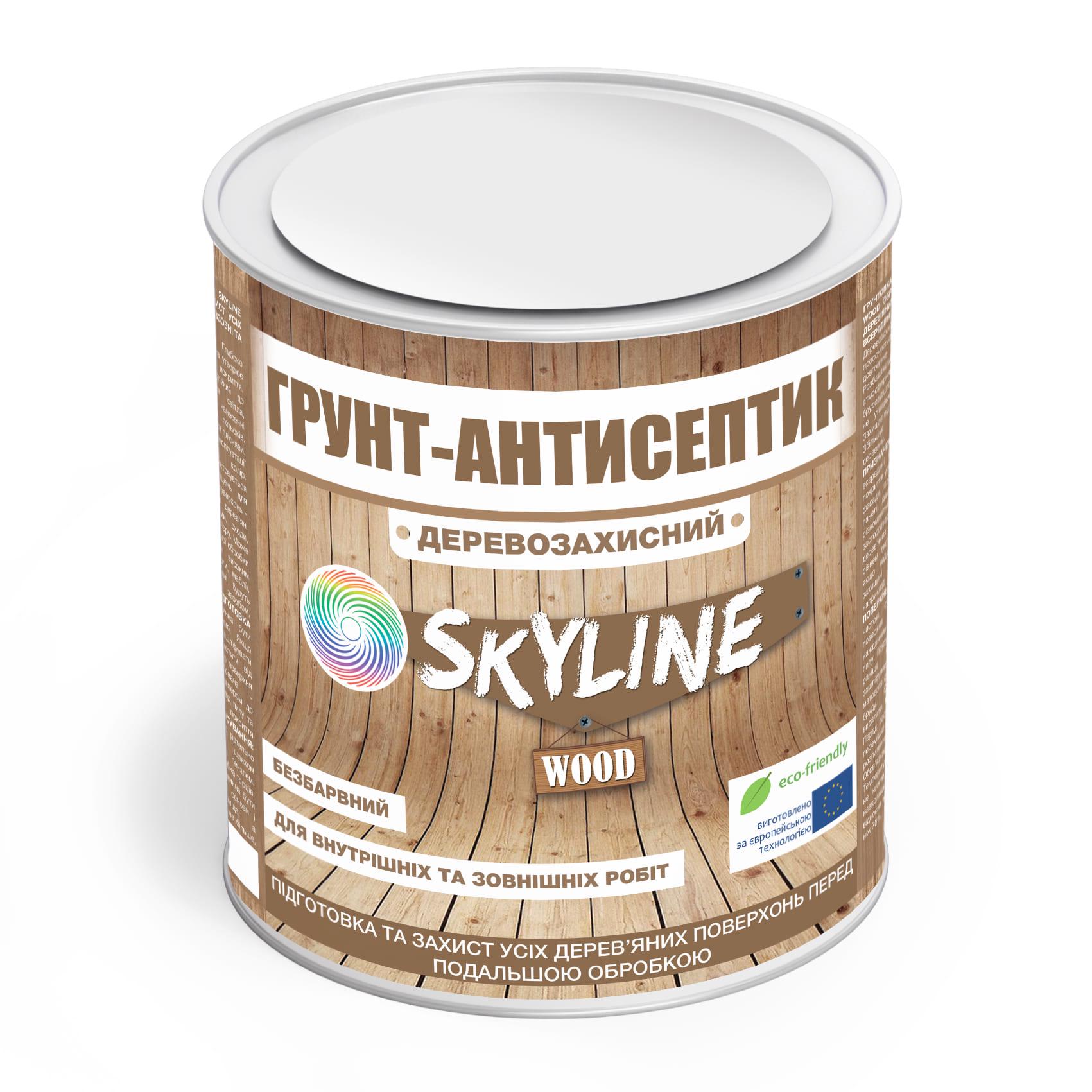 Грунт антисептик Skyline деревозащитный 0,75 л