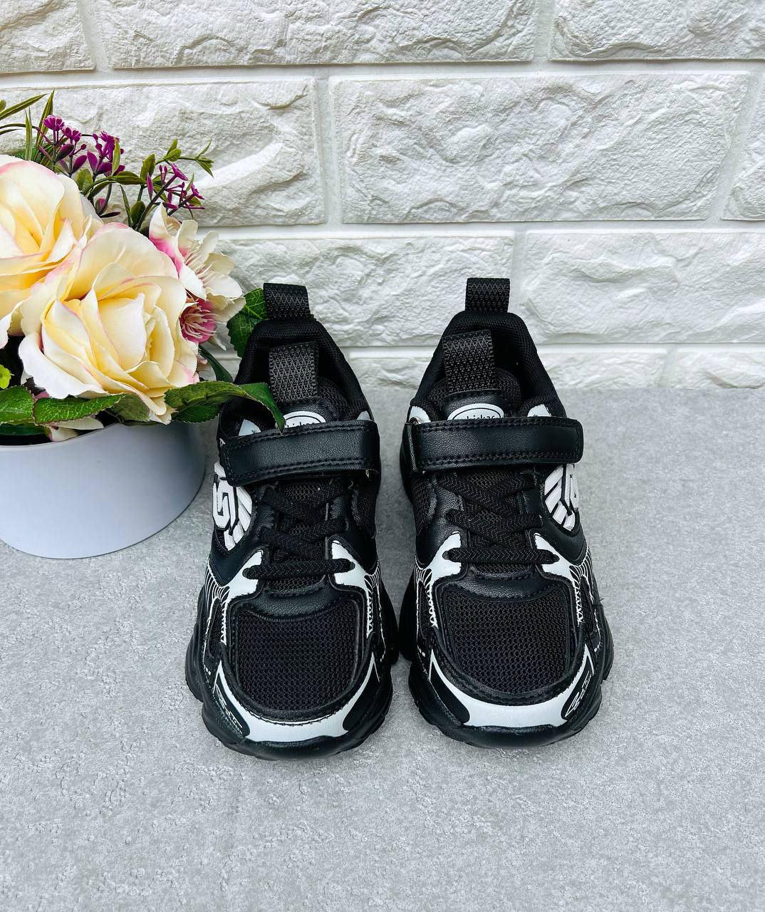 Кроссовки для мальчиков Башили 1559 р. 33 19,8 см Черный (1559-1) - фото 2 Кроссовки для мальчиков Башили 1559 р. 33 19,8 см Черный (1559-1) - фото 2