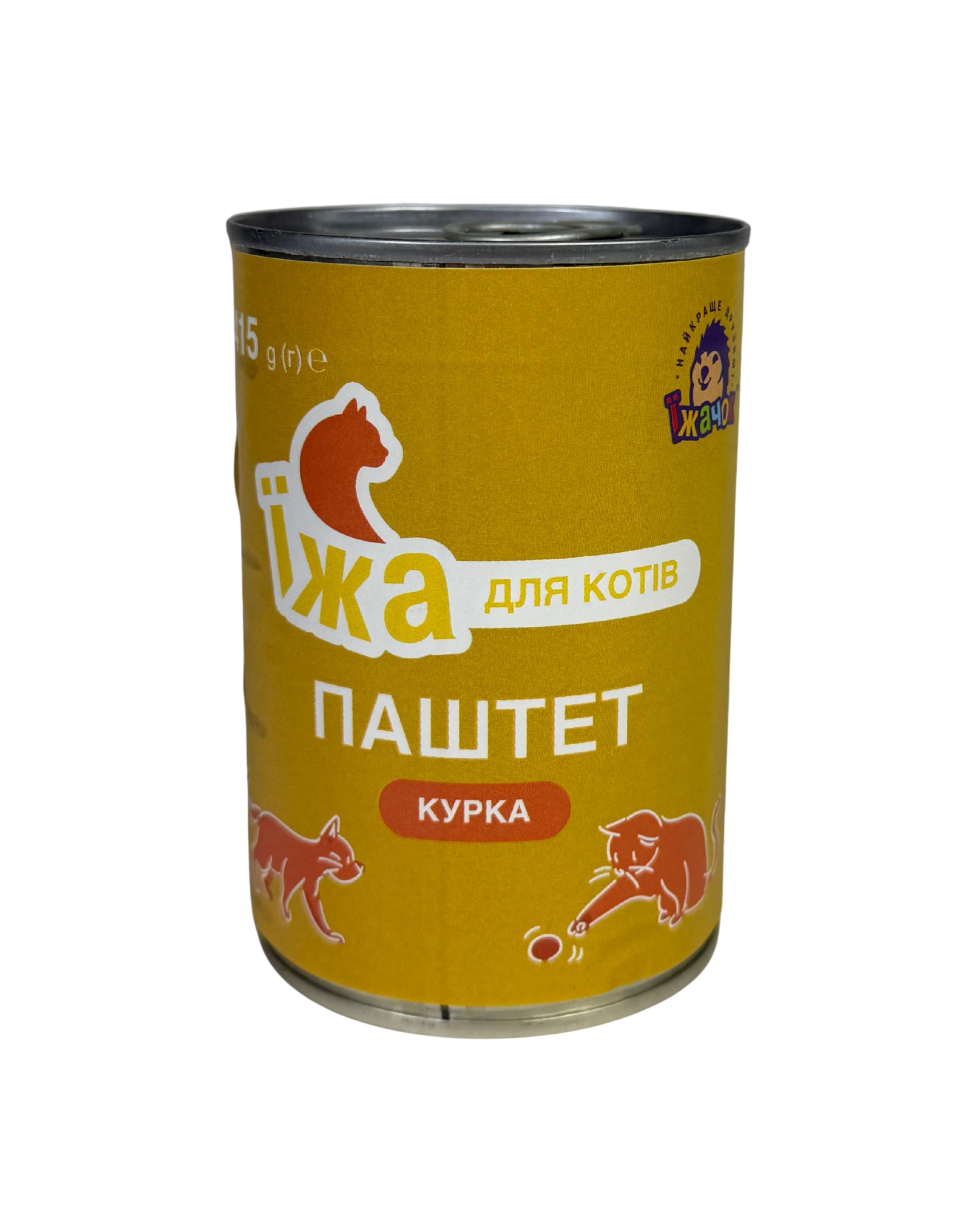 Паштет Їжачок с курицей для взрослых котов 415 г (90983)