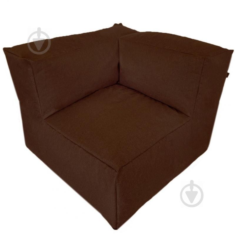 Безкаркасний модульний диван Блек Кутовий Tia-Sport (sm-0704-6) коричневий