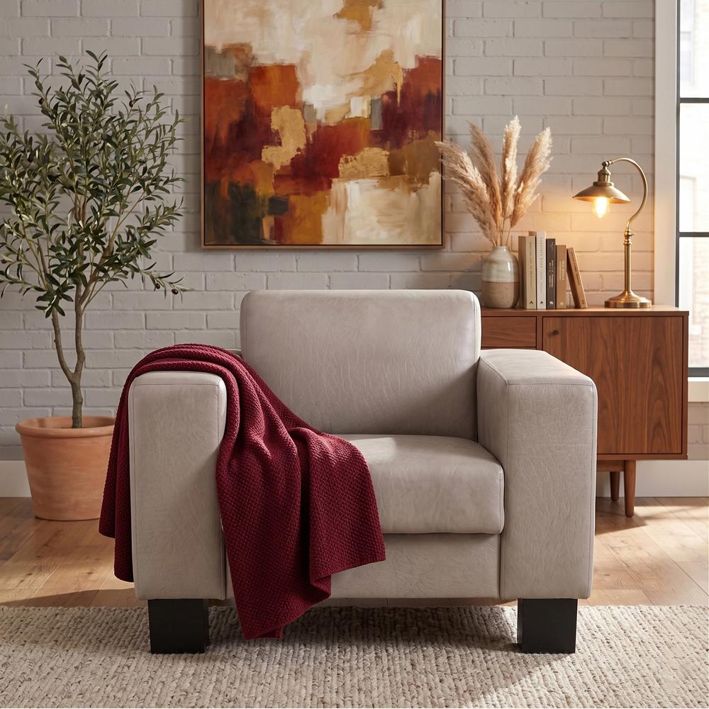 Диван Bruno экокожа 100х83х77 см Greige (rich_sofa_00228)
