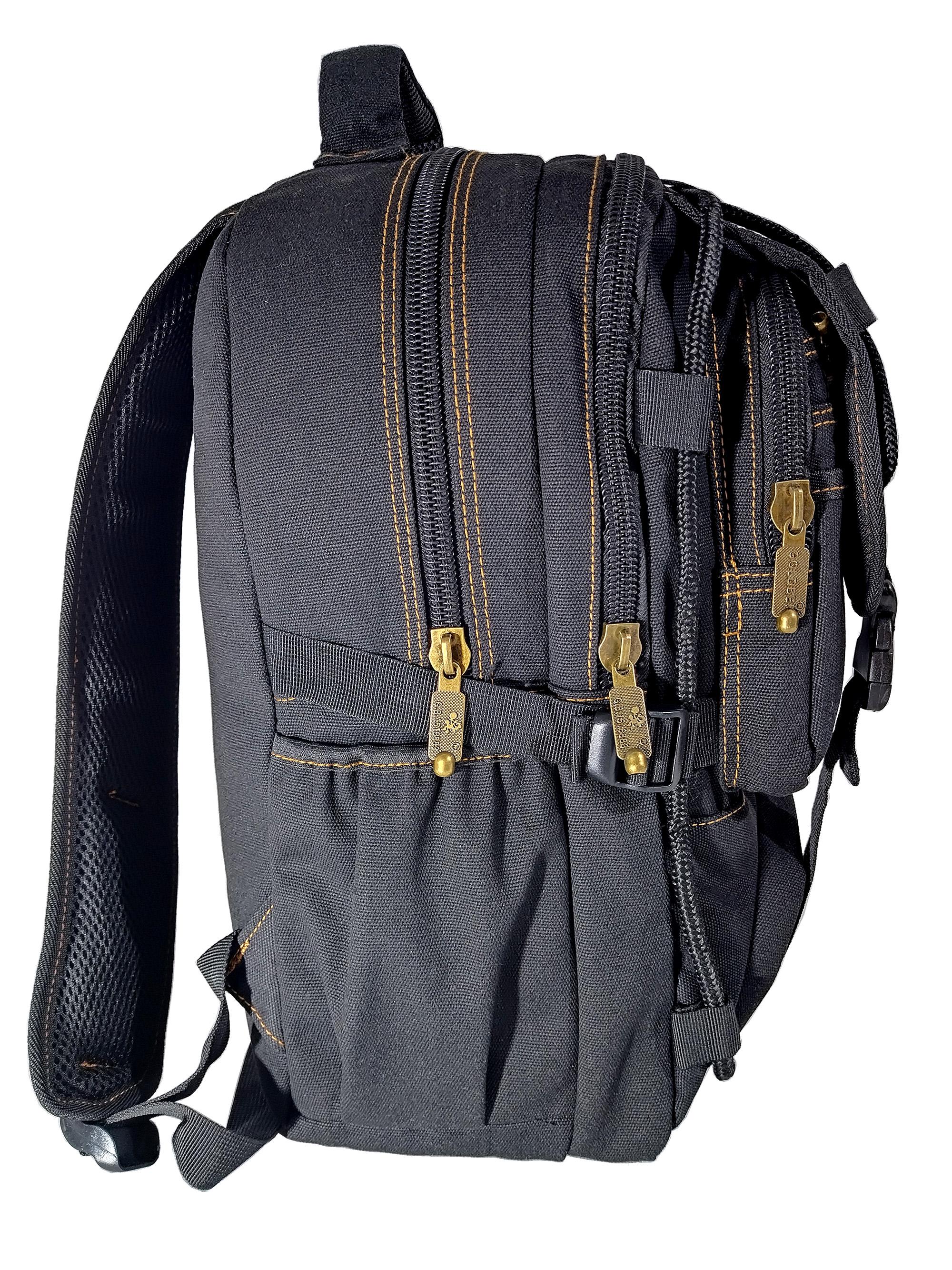 Рюкзак джинсовий Gold Be 98208 22 л Чорний - фото 2
