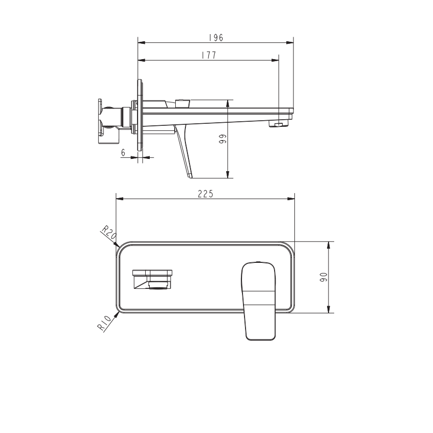 Смеситель для раковины DEVIT Up (8101X120B) - фото 2 Смеситель для раковины DEVIT Up (8101X120B) - фото 2