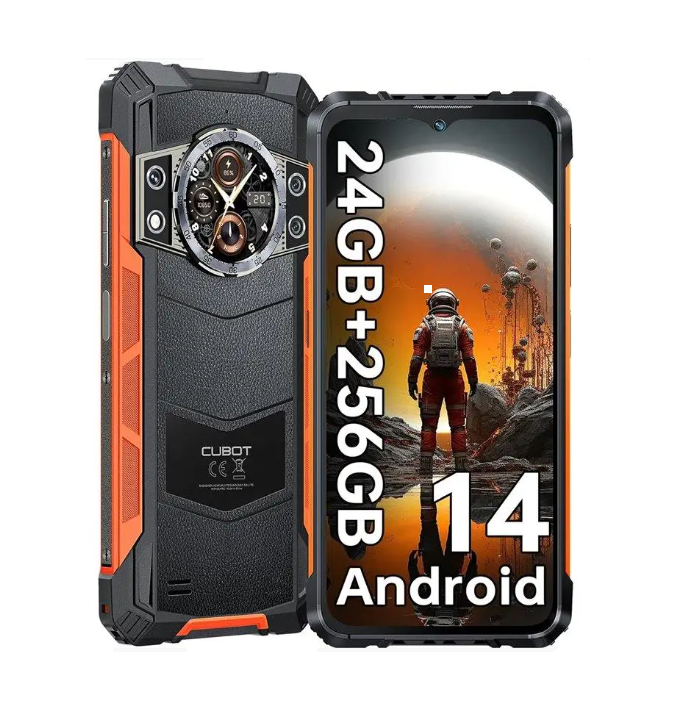 Смартфон Cubot KingKong Ace 3 IP69K NFC 8/256 Гб Black/Orange (20227915) - фото 4