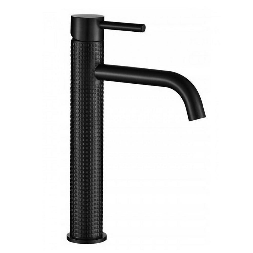 Смеситель для умывальника CUBO REA GUSTO ONE BLACK REA-B8406 высокий однорычажный Черный (133247) Смеситель для умывальника CUBO REA GUSTO ONE BLACK REA-B8406 высокий однорычажный Черный (133247)