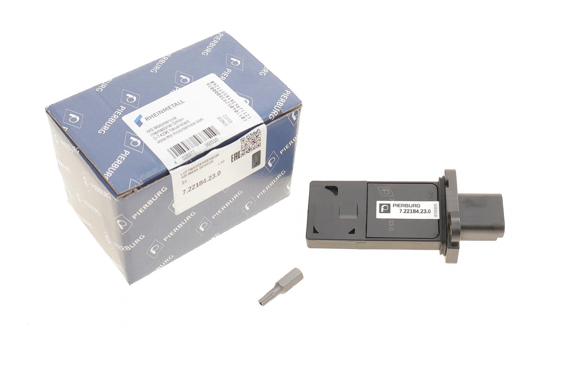 Расходомер воздуха Ford Focus 1,6 04-12 (7.22184.23,0)