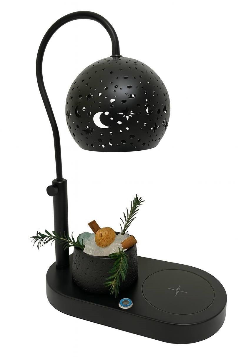 Нічник SkyLume Місячне світло з бездротовою зарядкою/bluetooth колонкою/аромадифузором 15W Black (2833858350) Нічник SkyLume Місячне світло з бездротовою зарядкою/bluetooth колонкою/аромадифузором 15W Black (2833858350)