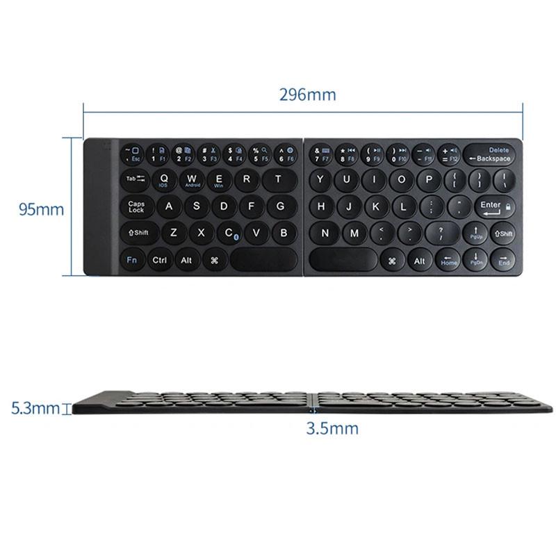 Клавиатура складная WIWU Fold Mini Keyboard FMK-01 Black (00000068538_1) - фото 8