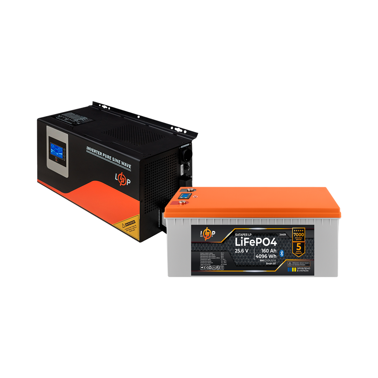 Комплект резервного питания LP LogicPower ИБП литиевая LiFePO4 батарея UPS W3000 АКБ LiFePO4 4096W