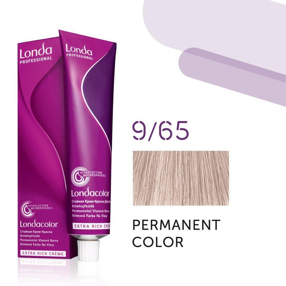 Фарба для волосся Londa Professional Permanent Color Extra Rich Creme 9/65 Light blonde violet red 60 мл - фото 2