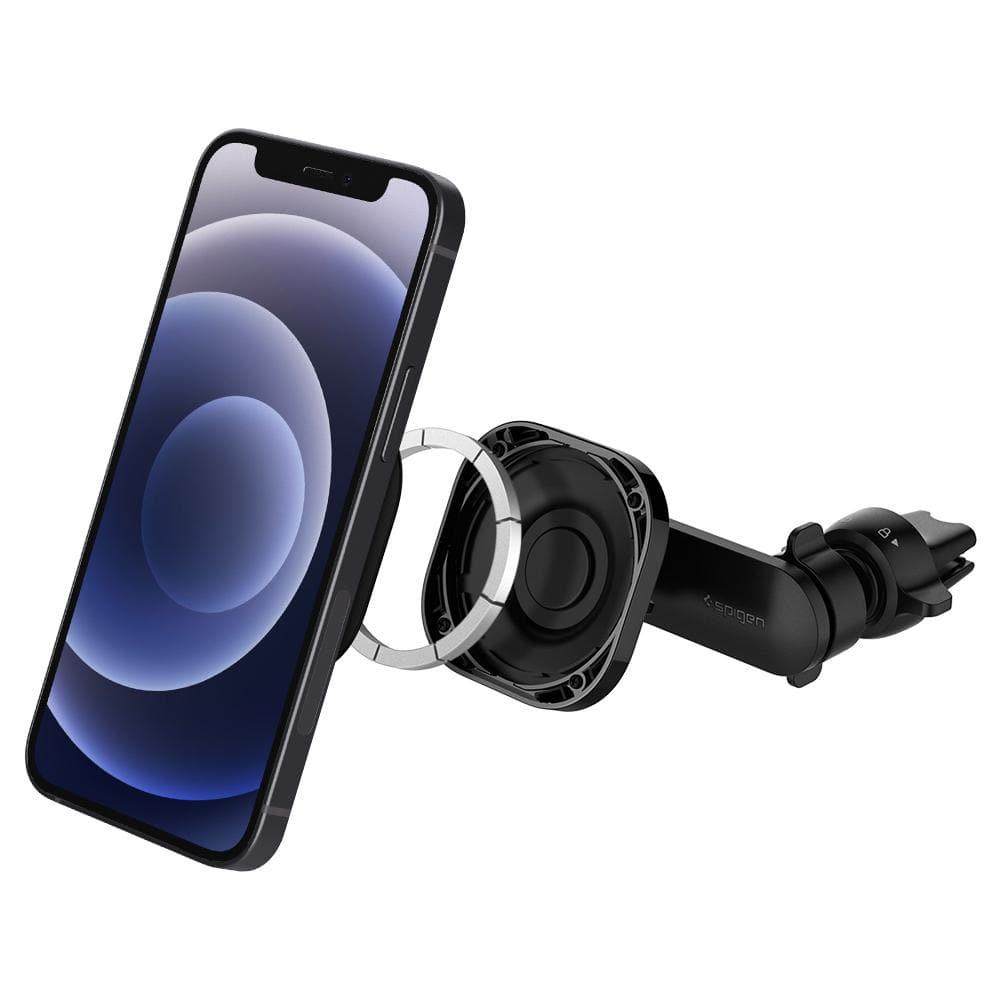 Автодержатель Spigen OneTap Magnetic Car Mount for MagSafe Compatible iPhone Air Vent (IM100VC) - фото 5 Автодержатель Spigen OneTap Magnetic Car Mount for MagSafe Compatible iPhone Air Vent (IM100VC) - фото 5