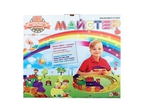 Конструктор Майстер Залізниця 56 деталей (633)