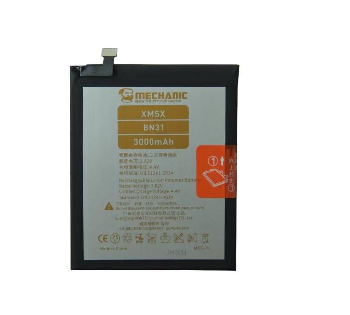 Акумулятор Mechanic BN31 для Xiaomi Mi A1/Redmi Note 5A/Redmi S2 3000mAh