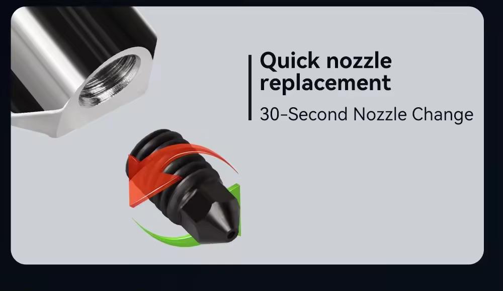 Хотенд Bambulab A1/A1 Mini со сменным соплом 0,4 мм и силиконовой насадкой - фото 6