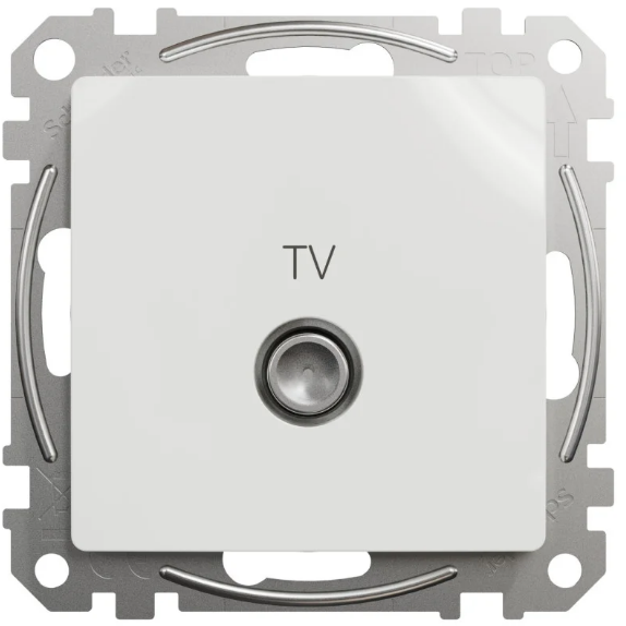 Розетка телевизионная конечная Schneider Sedna Design Белый (28431377) Розетка телевизионная конечная Schneider Sedna Design Белый (28431377)