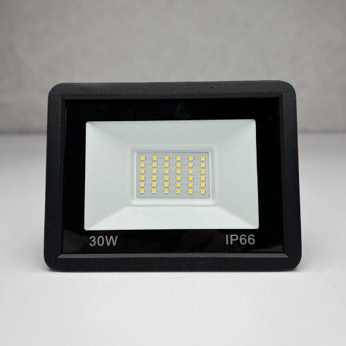 Прожектор світлодіодний FL 30W 5000K IP65 Black - фото 1