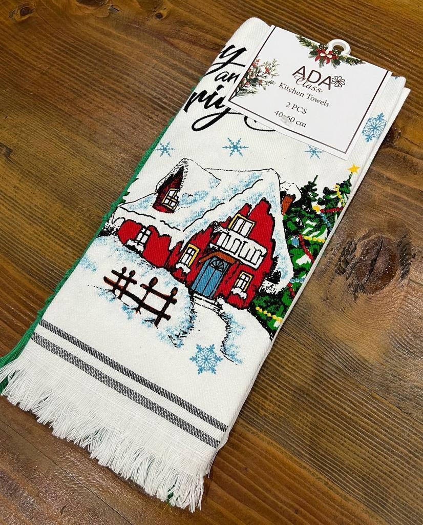 Набор кухонных полотенец ADA лен-махра 40х60 см 6 шт. (П4К-AL-kuhnya-007) - фото 3 Набор кухонных полотенец ADA лен-махра 40х60 см 6 шт. (П4К-AL-kuhnya-007) - фото 3