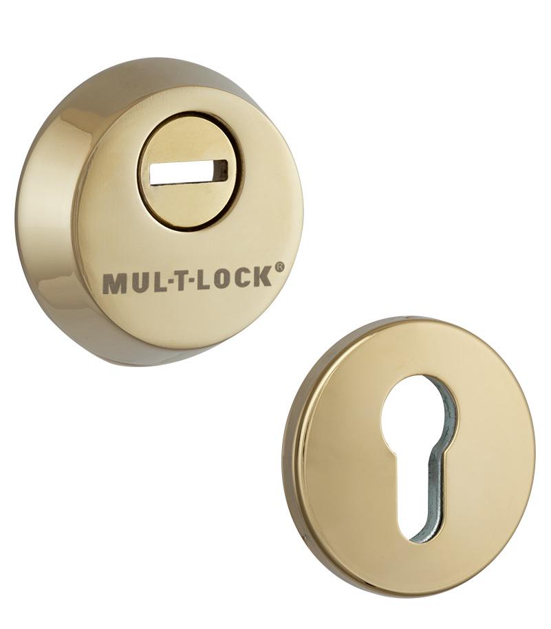 Протектор Mul-T-Lock SL3 40-89 мм Латунь полированная (15763)