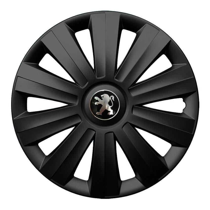 Комплект колпаков JAWOPLAST Snake R16 для Peugeot 4 шт. Black (28435013)