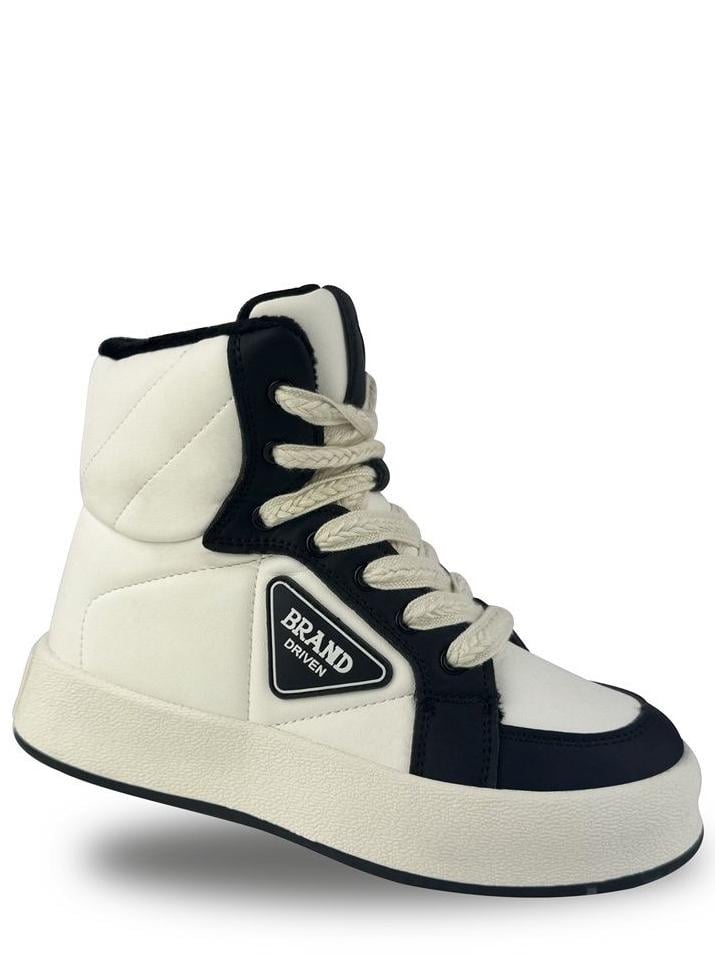 Зимние ботинки на овчине Jong Golf CN40457-7 р. 36 Бело-черный