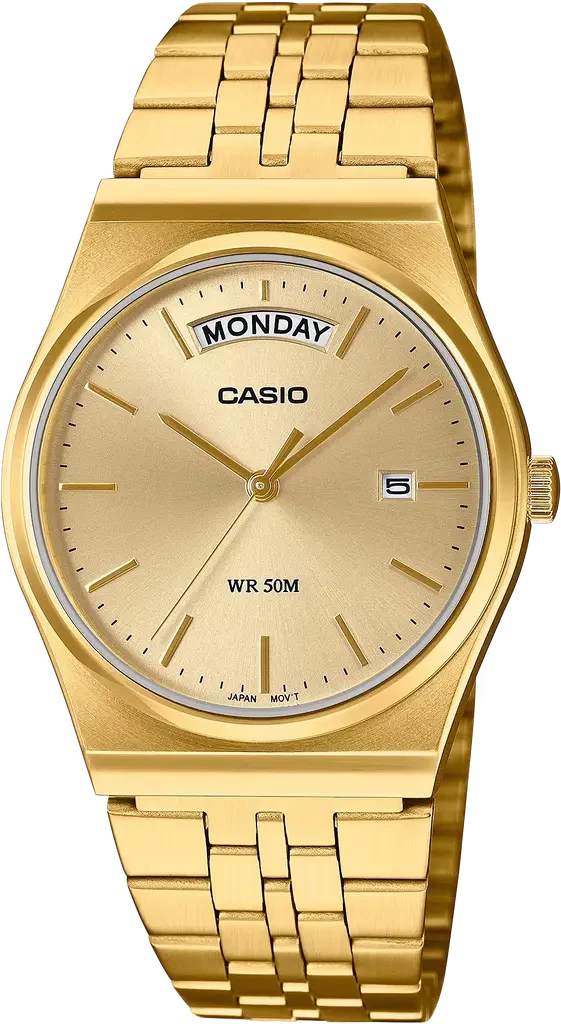 Мужские наручные часы Casio MTP-B146G-9A Timeless Collection со стальным корпусом Золотой (2898107805)
