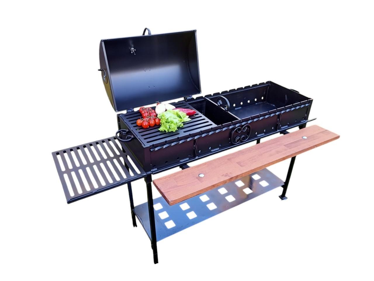 Гриль-мангал із кришкою зі сталі 4 мм (2342042034)