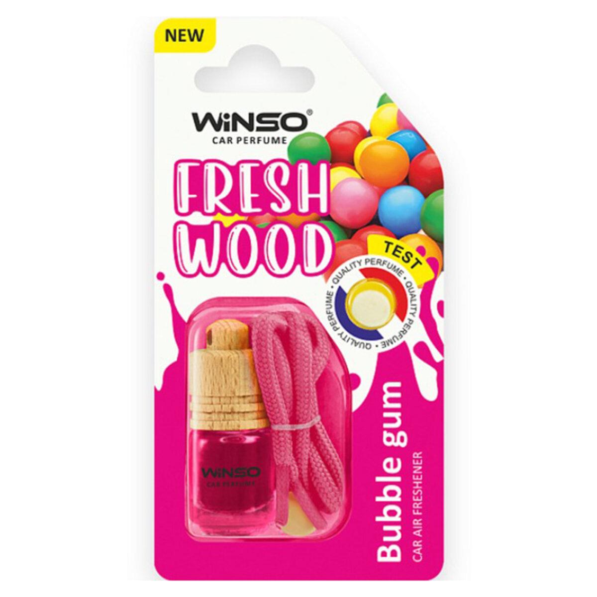 Ароматизатор Winso Fresh Wood - Bubble Gum в блистере