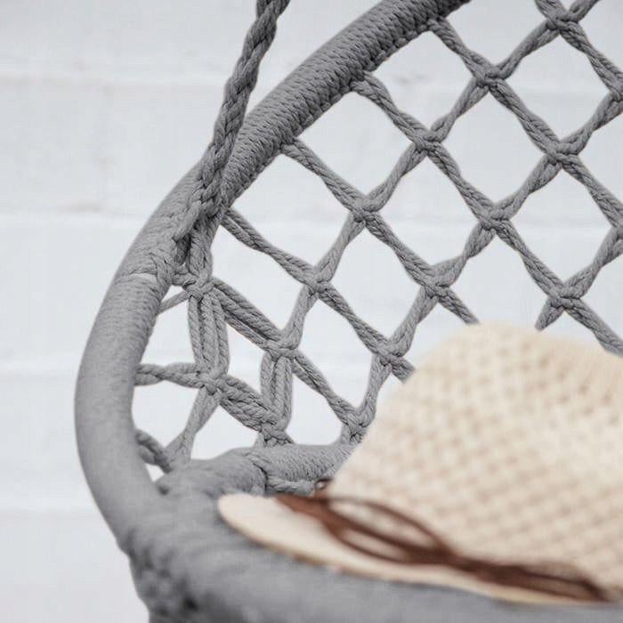 Гойдалка-крісло садова Вороняче гніздо підвісне Сірий - фото 5 Гойдалка-крісло садова Вороняче гніздо підвісне Сірий - фото 5