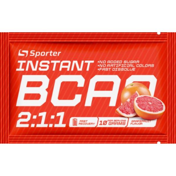 Аминокислота BCAA для спорта Sporter Instant ВСАА 2:1:1 10 г Graipfruit (000023790) Аминокислота BCAA для спорта Sporter Instant ВСАА 2:1:1 10 г Graipfruit (000023790)