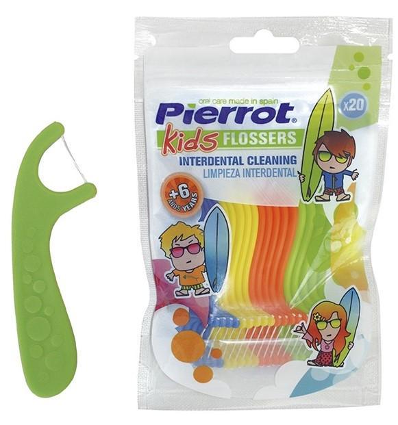 Флосс-зубочистки Pierrot дитячі 20 шт. (7138)