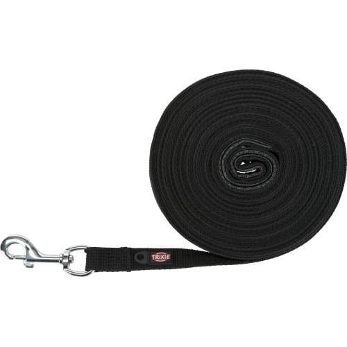 Поводок для собак Trixie котон ML 10 м х 20 мм Черный