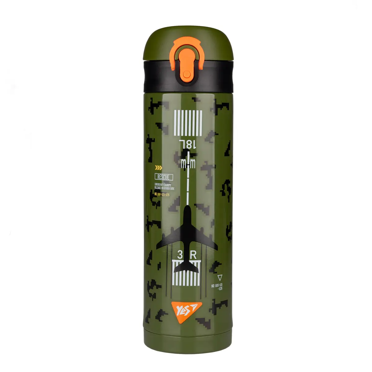 Термос YES Military 708202 420 мл (8-6-4919616)