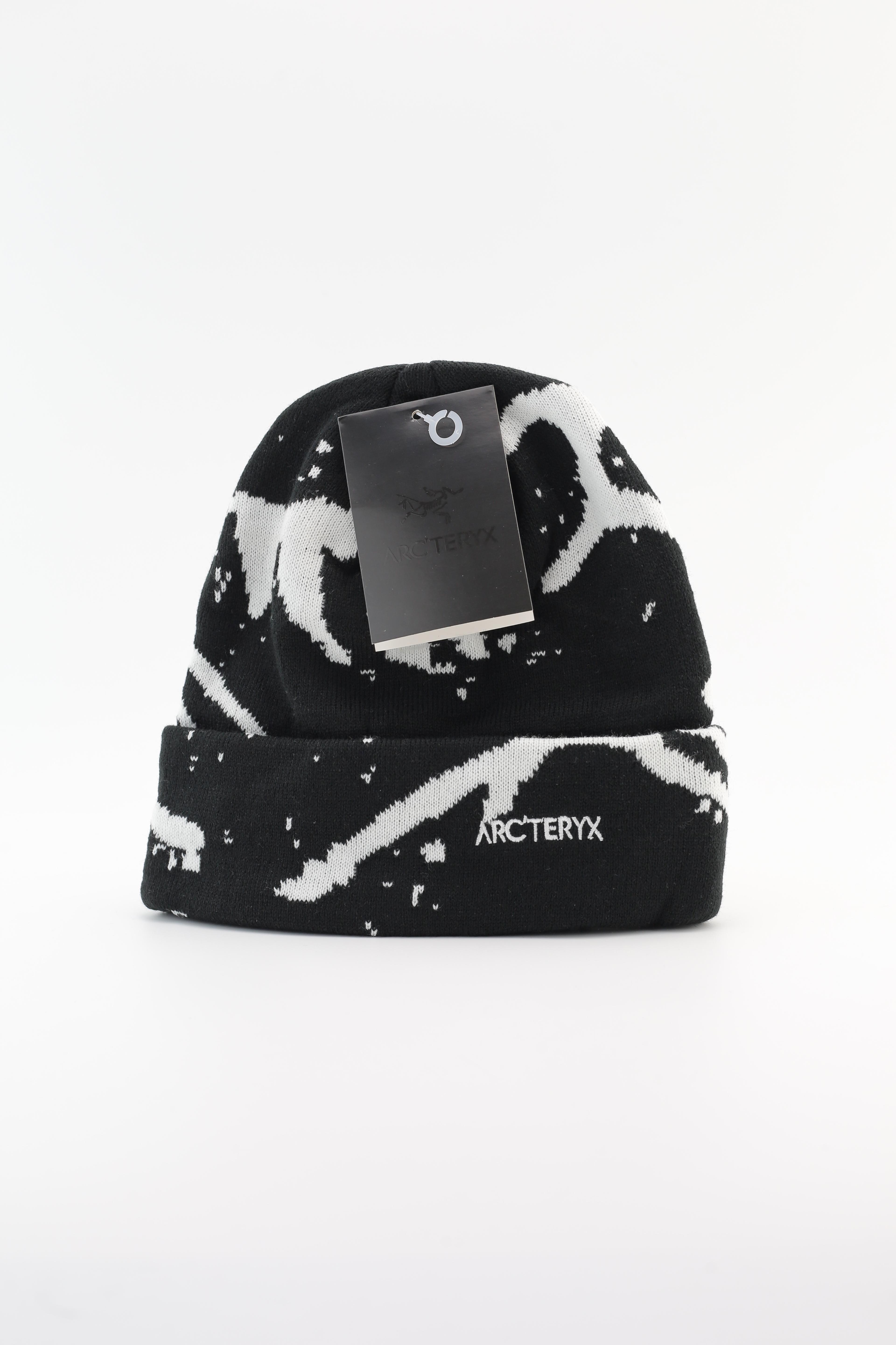 Шапка Arcteryx унісекс Чорний з білим (IF-00000310) - фото 1