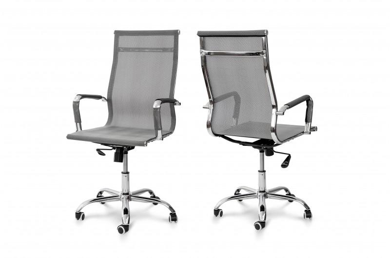 Стул офисный компьютерный Мікс Меблі Нетворк PVC сетка Серый - фото 2 Стул офисный компьютерный Мікс Меблі Нетворк PVC сетка Серый - фото 2