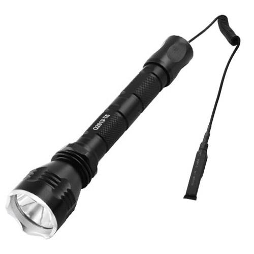 Фонарь подствольный T6 с выносной кнопкой ЗУ 220 В/12 В (Q2819-T6)