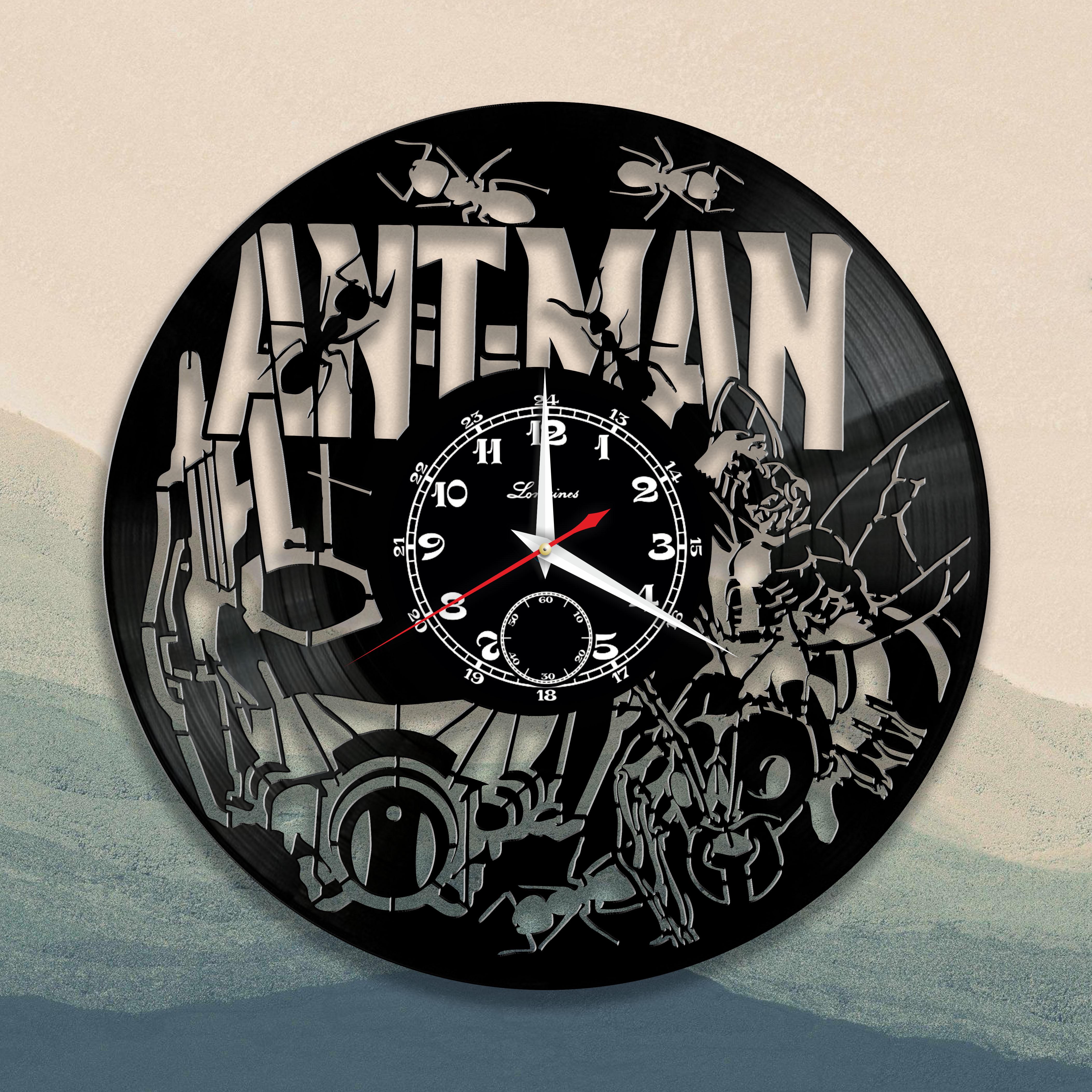 Часы настенные Человек муравей 3313 из виниловой пластинки