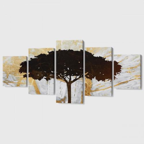 Модульная картина Дерево саванны 162x80 см (MK53636)