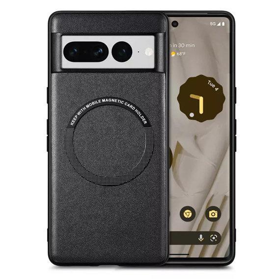 Чехол Leather Hybrid для Google Pixel 7 Pro (MagSafe) Черный