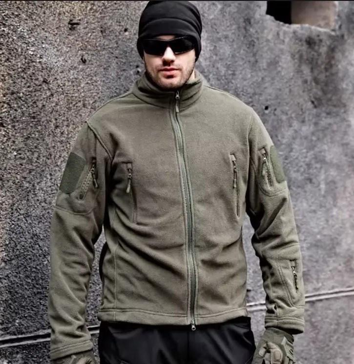 Куртка флісова Solve для активного відпочинку 3XL Оливковий (KT6000431) - фото 1 Куртка флісова Solve для активного відпочинку 3XL Оливковий (KT6000431) - фото 1