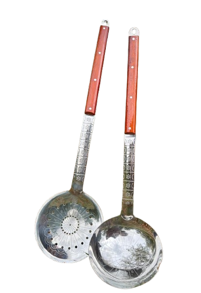 Набір для котла половник та шумівка узбецька 65 см