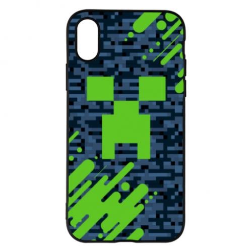 Чехол для iPhone X/Xs Minecraft Creeper