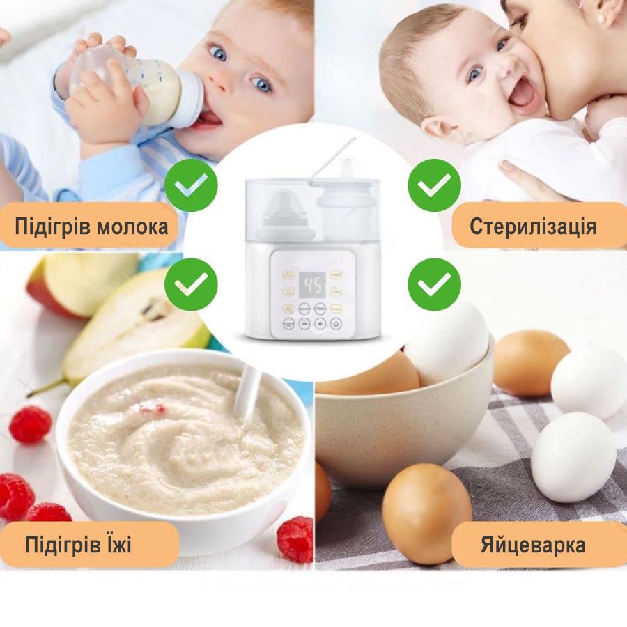 Подогреватель и стерилизатор для детских бутылочек на две бутылочки с таймером и отложенным запуском Warmer 2С (29864554) - фото 10 Подогреватель и стерилизатор для детских бутылочек на две бутылочки с таймером и отложенным запуском Warmer 2С (29864554) - фото 10