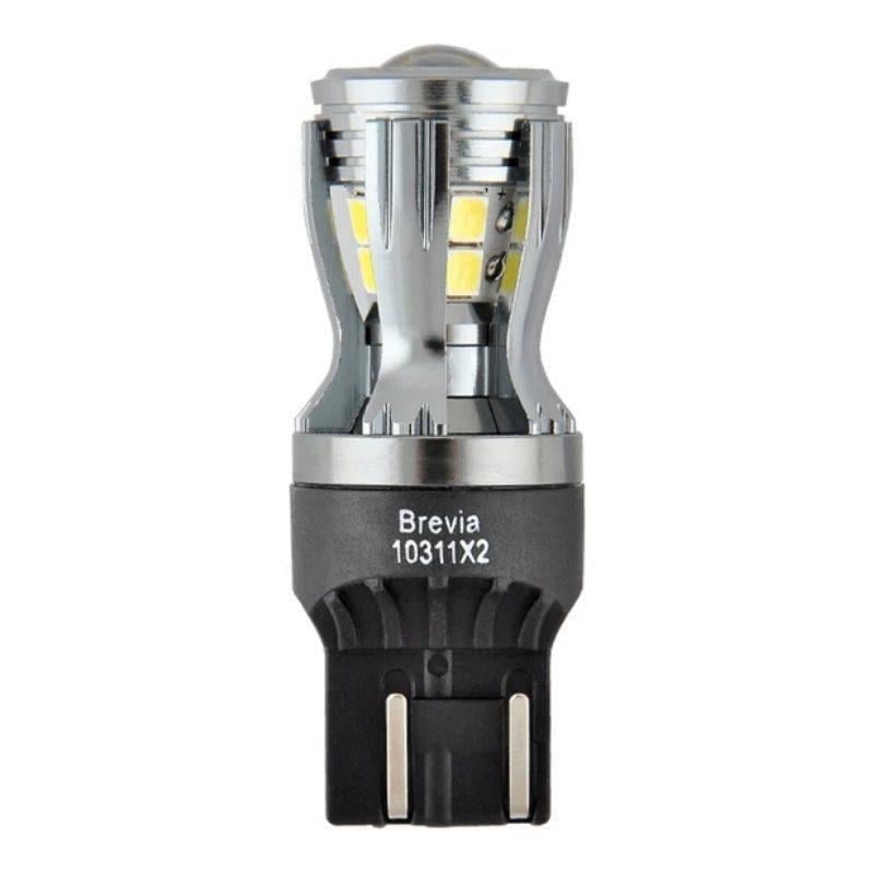 Лампа светодиодная Brevia PowerPro W21/5W 350Lm 12/24V CANbus 2 шт. (10311X2)