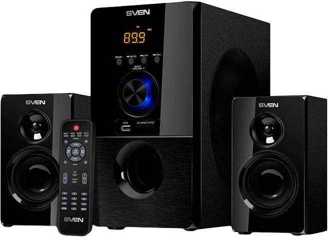 Система акустична мультимедійна Sven MS-2050 2,1 55 Вт Black (2050)