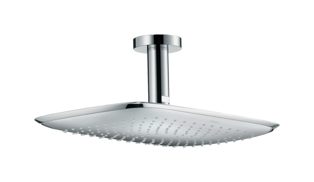 Верхний душ Hansgrohe PuraVida 27390000 391x261 мм с кронштейном Хром (113674) - фото 1