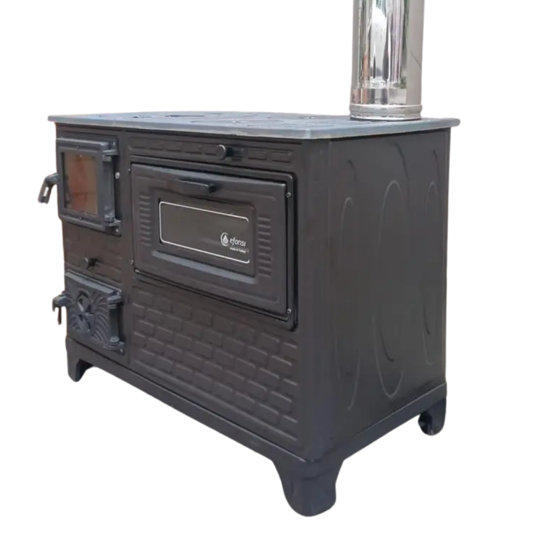 Піч чавунна кухонна Eforisi EFS-11 з варильною поверхнею і духовкою 8,6 кВт (33087496)