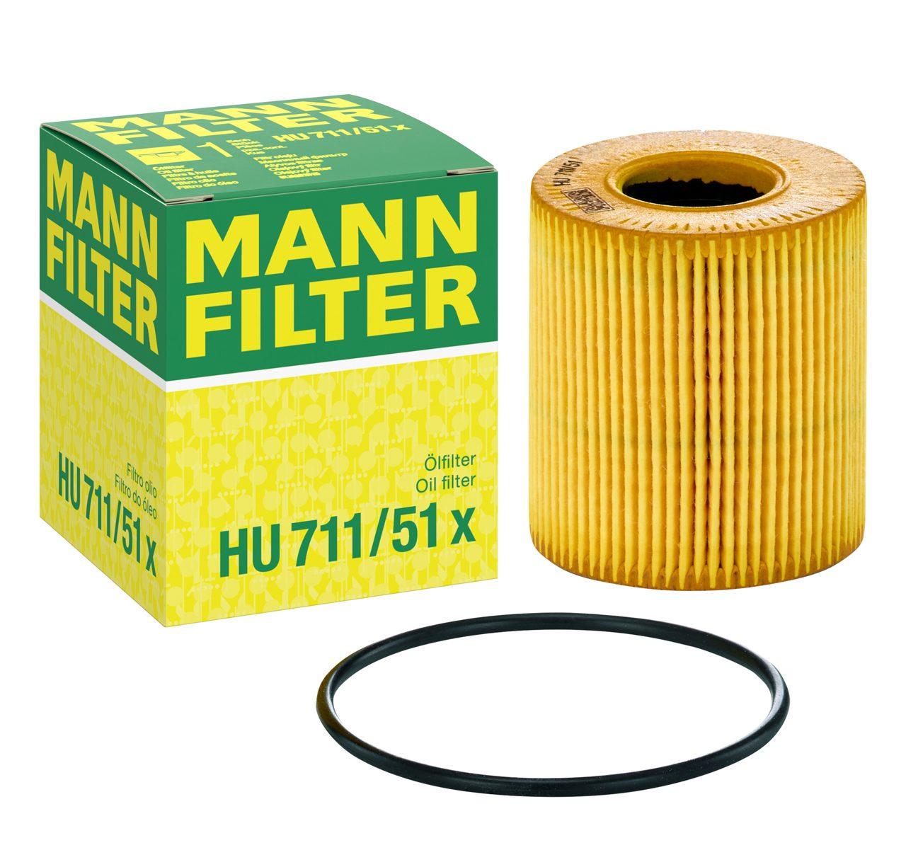 Фильтр смазки Mann-Filter (HU711/51X) Фильтр смазки Mann-Filter (HU711/51X)