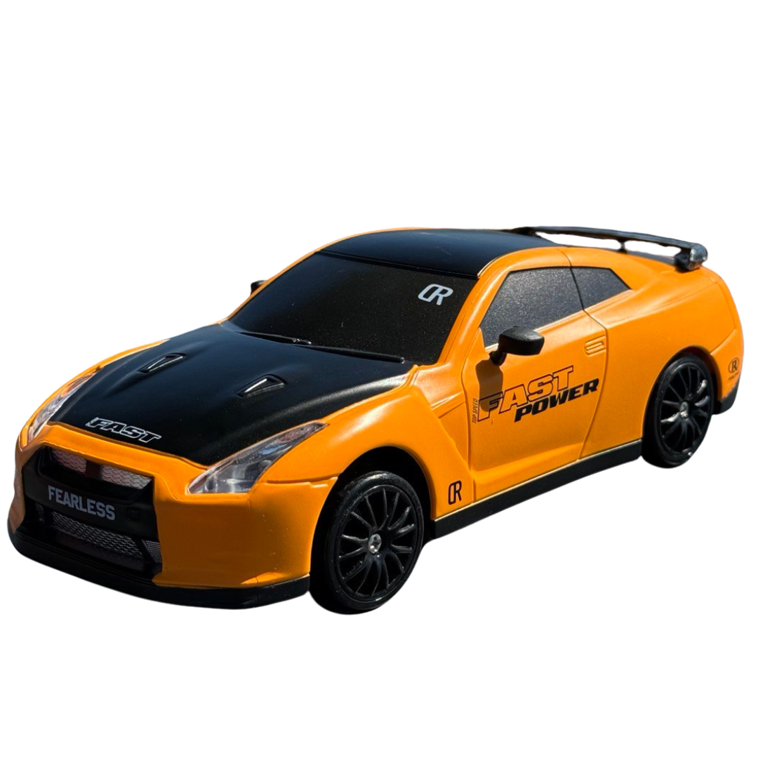 Машинка на радиоуправлении Nissan GT-R R35 Дрифт Оранжевый (23400)