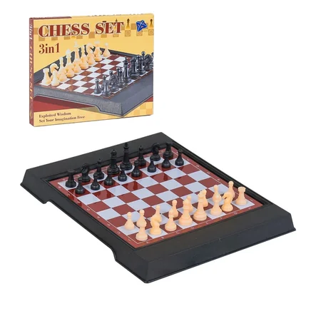 Настільна гра "Магнітні шахи 2в1" 3608 24,5х19,5 см (31914710)